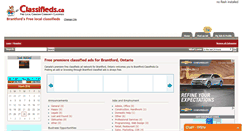 Desktop Screenshot of brantford.classifieds.ca