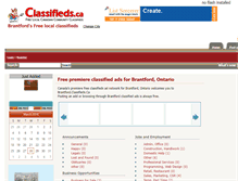 Tablet Screenshot of brantford.classifieds.ca