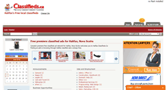 Desktop Screenshot of halifax.classifieds.ca