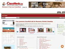 Tablet Screenshot of nanaimo.classifieds.ca