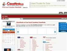 Tablet Screenshot of classifieds.ca