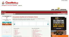 Desktop Screenshot of brampton.classifieds.ca