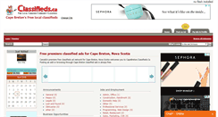 Desktop Screenshot of capebreton.classifieds.ca