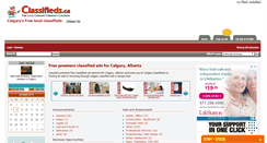 Desktop Screenshot of calgary.classifieds.ca