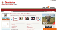 Desktop Screenshot of oshawa.classifieds.ca