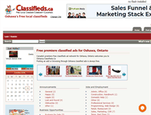 Tablet Screenshot of oshawa.classifieds.ca