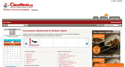 Desktop Screenshot of durham.classifieds.ca