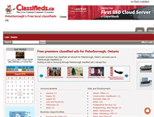 Tablet Screenshot of peterborough.classifieds.ca